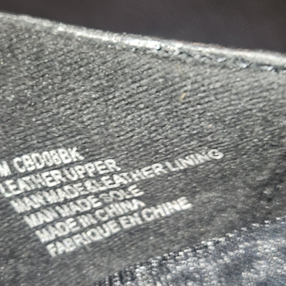 Cobb Hill Sz 7 by New Balance Leather Black and Brown Low Heels - Picture 12 of 12